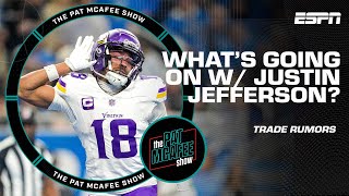 Structural issues will keep Justin Jefferson from being traded from Vikings  The Pat McAfee Show [upl. by Sorci467]