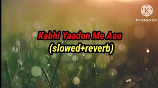 Kabhi Yaadon Me Aau slowedreverb lofi song [upl. by Ledarf716]