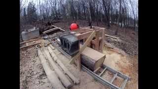 Wooden Saw Mill Timelapse [upl. by Yrebmik]