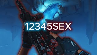 12345SEX 19 VALORANT MONTAGE [upl. by Gilpin]