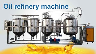 High grade cooking oil refinery machine for small scale oil plant  palm oil refinery machine [upl. by Eybbob355]