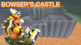 N64 Bowsers Castle  Mario Kart in Minecraft [upl. by Nylatsyrk]