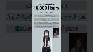 Dan  Shay Justin Bieber  10000 Hours  Singing duet🎤with YellaE shorts fypシ゚ trend cover [upl. by Aillemac]