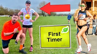 I took an elite runner to her first parkrun  Reading [upl. by Flyn]