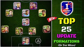 Top 25 New Unique Formations Update in eFootball 2024 Mobile  4123 formation efootball 2024 [upl. by Natlus426]