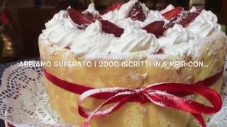 Charlotte alle fragole 🍓 con crema pasticcera al limone🍋  TUTTI A TAVOLA [upl. by Anaek]