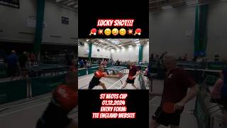 Veterans Masters Norwich  luckyshot edge youtubeshorts pingpong subscribe veterans foryou [upl. by Ilatfen]