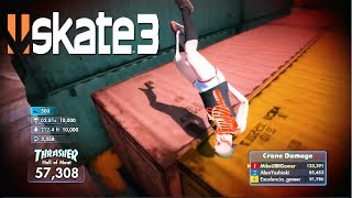 Skate 3  Galera Se Quebrando no Hall Of Meat [upl. by Milburt]