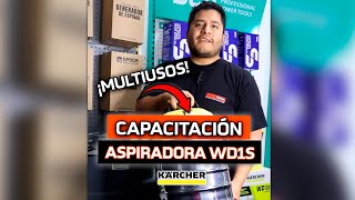 Aspiradora Karcher WD1S 🌊🧹║ Capacitación Completa [upl. by Davine586]