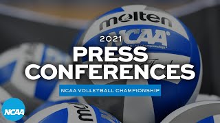 NCAA Volleyball Championship press conferences  Dec 17 2021 [upl. by Mailli]