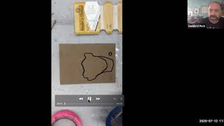 Collagraph Making the Plate with Tape Yellow Plate [upl. by Skill]