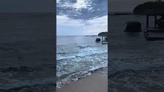 Terrigal Beach rock pool Surf Silver water Grey clouds [upl. by Laina]