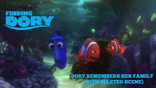 Finding Dory  Dory Remembers Her Family With Deleted Scene [upl. by Neall]