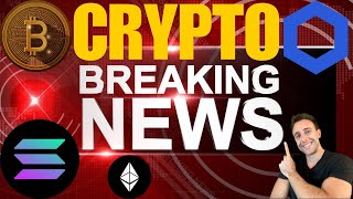 🚨BITCOIN AAVE ETHEREUM WLFI SOLANA amp CHAINLINK NEWS TODAY [upl. by Zilada]