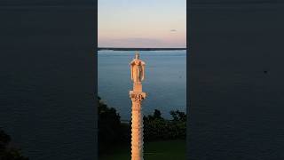 The Yorktown Victory Monument in Yorktown Virginia [upl. by Sulecram]