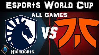 TL vs FNC Highlights ALL GAMES Esports Worlds Cup 2024 Quarterfinals Team Liquid vs Fnatic by Onivia [upl. by Ralf364]