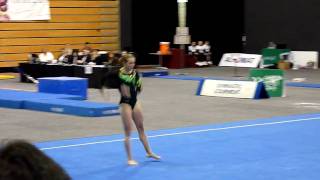 Lauren Mitchell floor 2009 Australian Gymnastics Nationals aa [upl. by Bergin76]