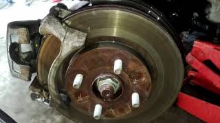 changing the brake pad of Mazda 2 2014 sedan [upl. by Annocahs]