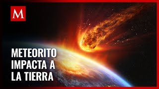 Captan caída de meteorito en EU pensaron que era una explosión [upl. by Anial]