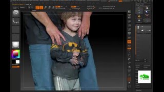 Zbrush tutorial to repair 3d scanned models of people [upl. by Ziguard]