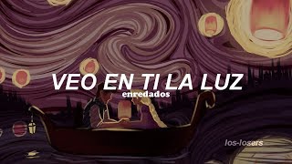 Enredados  Veo en ti la luz Letra [upl. by Benildas524]