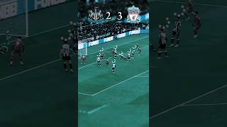 Newcastle 3  3 Liverpool football trollfootball soccer troll trending edit shorts [upl. by Fredette]