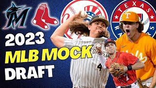 2023 MLB Mock Draft l Breaking down every pick of the first round [upl. by Jermyn233]