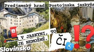 Postojnsķá jaskyňa Predjamský hrad SlovínskoPostojna [upl. by Naras251]