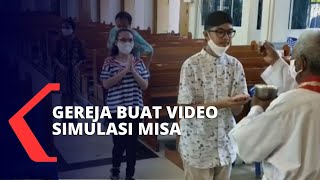 Geraja Lakukan Simulasi Misa Dengan Protokol Corona [upl. by Wahkuna557]