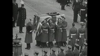 Winston Churchills funeral [upl. by Jacoba]