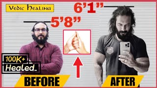 Vedic MUDRA to Increase HEIGHT with 5X Speed 📈 Result in 21 Days Male amp Females [upl. by Woodhouse]