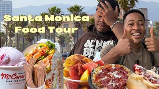 Santa Monica Food Tour Tourist Trap 🤔 [upl. by Tandy]