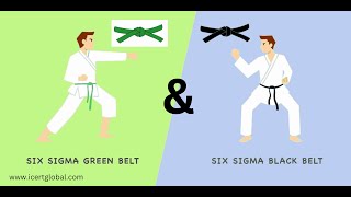 Differences Between Lean Six Sigma Green and Black Belts  iCert Global [upl. by Otis]