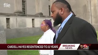 Cardell Hayes resentenced to 22 years in prison [upl. by Lianna]