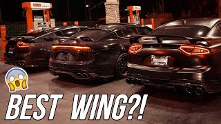 ALL WING OPTIONS FOR THE KIA STINGER [upl. by Niko]