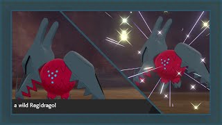 Shiny Regidrago in Pokemon Sword after 6445 resets [upl. by Siloam]