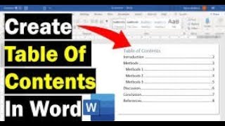 How to Insert Table of Contents in Ms Word 2007 [upl. by Ztnaj]