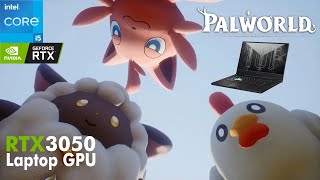 Palworld High Settings Tested on RTX 3050 Laptop  I5 11300H  Asus TUF Dash F15 [upl. by Hamon]