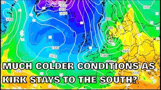 Much Colder Conditions as Kirk Stays to the South 6th October 2024 [upl. by Naresh]