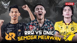 NOBAR RRQ VS ONIC SEMOGA ADA PERLAWANAN MPL S13 [upl. by Anirtruc]