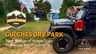 Gulches ORV Park  Jeep Badge of Honor Trail  Waterloo South Carolina [upl. by Norab371]