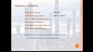 Lecture10 Catalytic Cracking Process Petroleum refinery and petrochemicals [upl. by Weight]