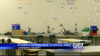 Modified schedule has Lowndes County students back in the classroom early [upl. by Akehsay]