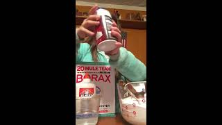 How to make slime with shaving cream boraxand glue [upl. by Primaveras]