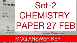 Answer key chemistry set 2  class 12 chemistry answer key answerkey [upl. by Anitnas]