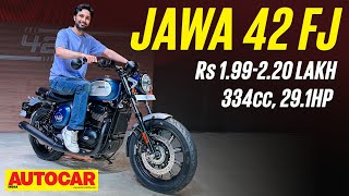 Jawa 42 FJ  Price engine features and more details  Walkaround  Autocar India [upl. by Meunier]