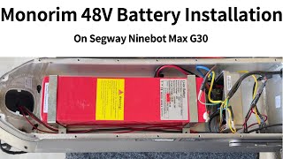 Monorim 48V internal battery Installation [upl. by Leacock]