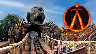 Wicker Man 4K Front Seat POV  Alton Towers Resort [upl. by Gaudet]