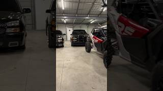 Dream Truck Garage 😍 OBS Chevy Silverado’s Can Ams amp Polaris RZR rzr polaris canam garage [upl. by Boot]