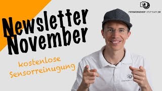 November 2017 Neue Fotokurstermine Portraitworkshop kostenlose Sensorreinigung [upl. by Nahij41]